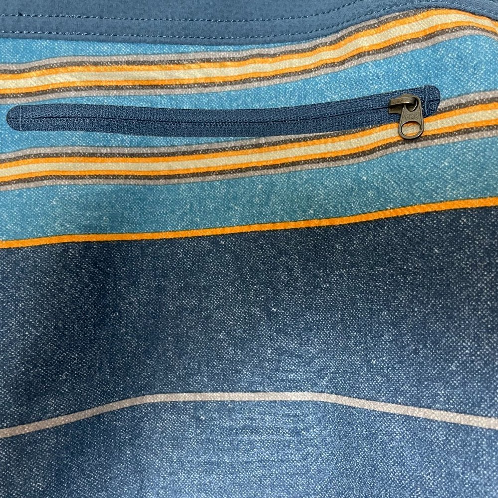 The North Face Striped Whitecap Boardshorts Shorts Swim Trunks Men's 38 Beach - Picture 6 of 8
